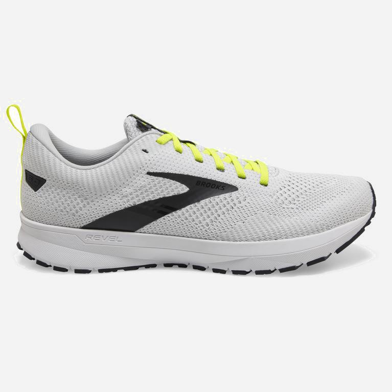 Brooks Revel 5 Performance Road Løpesko Herre Online - Hvite - Norge (EYM968427)